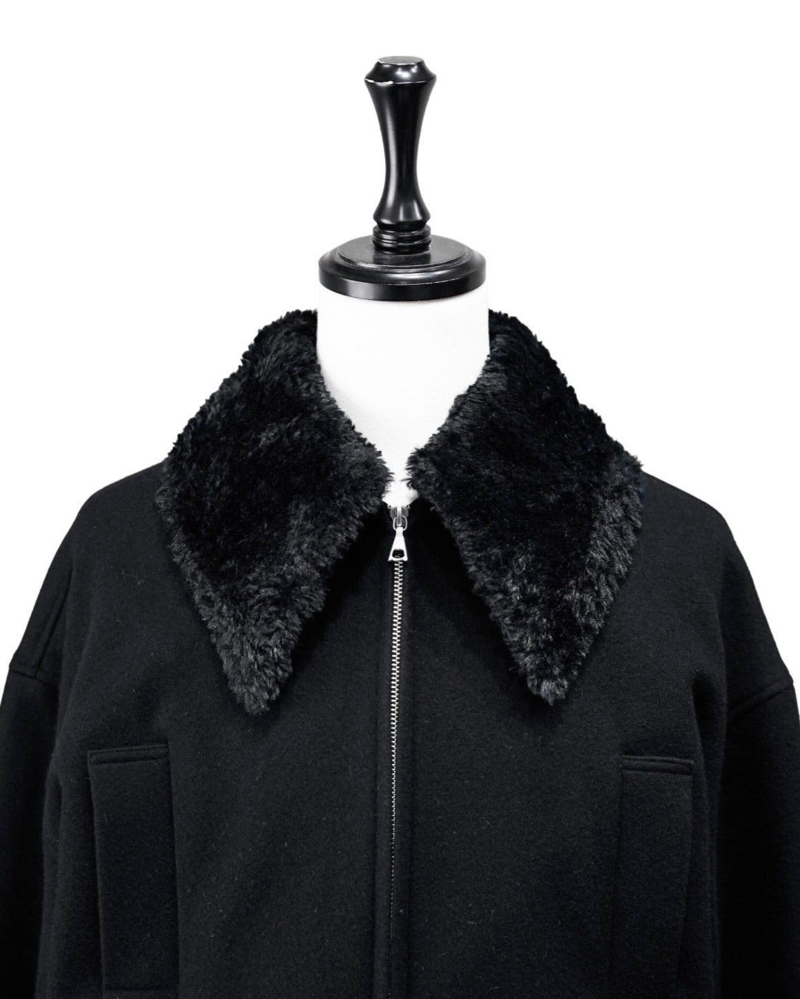 TWIN BOMBER JACKET（BLACK） – NEW OLD